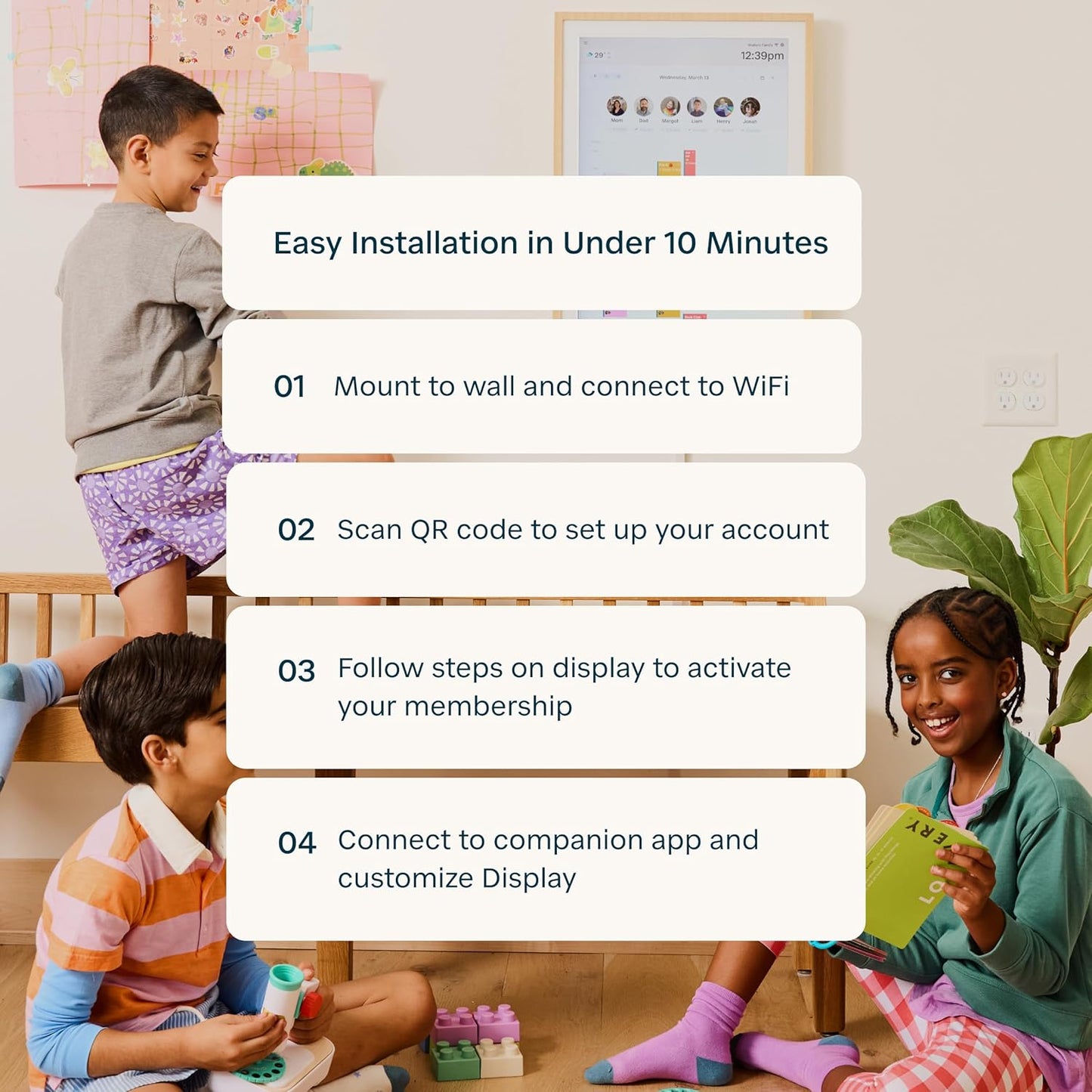 27" Digital Calendar for Families
