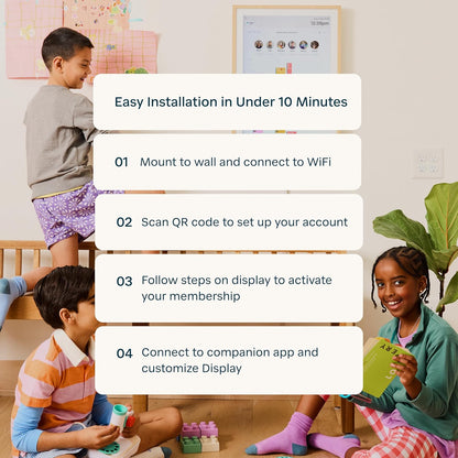 27" Digital Calendar for Families